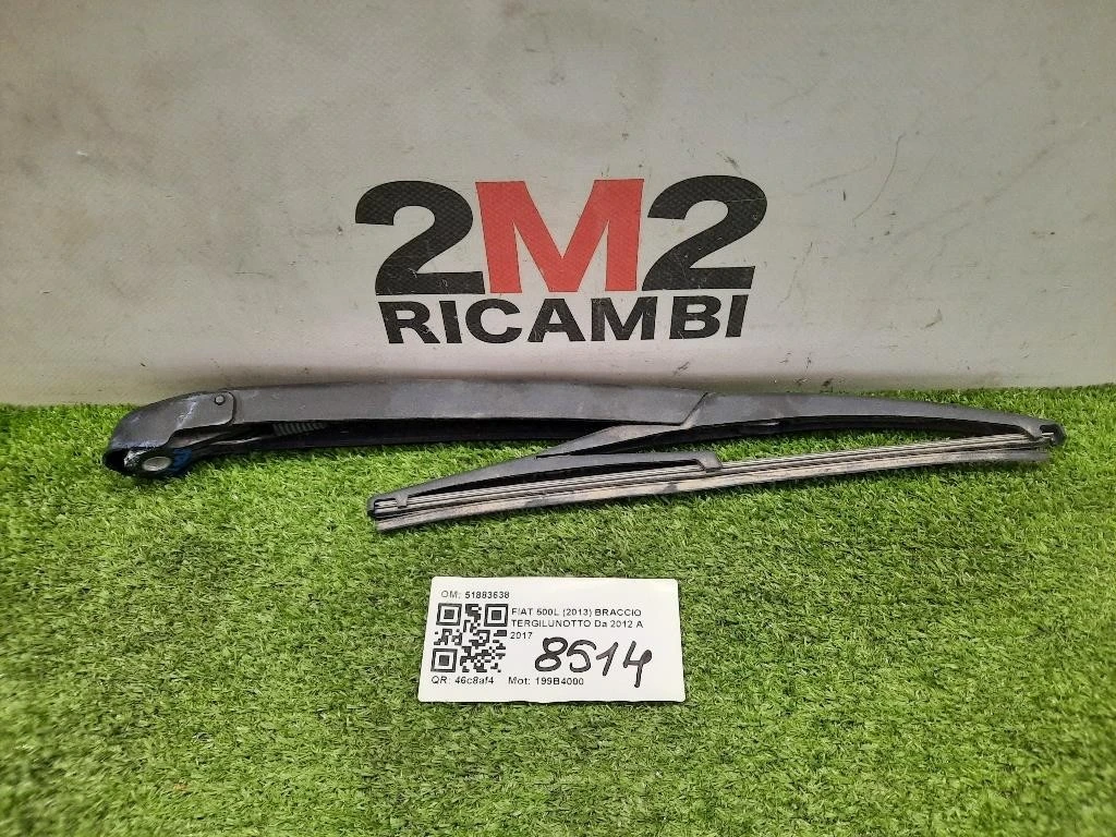 Braccio Tergilunotto 51883638 Fiat 500L 2013