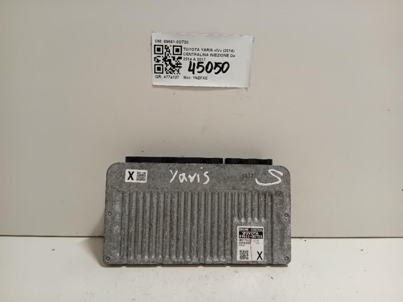 Centralina Iniezione 89661-0DT20 Toyota Yaris IV 2014