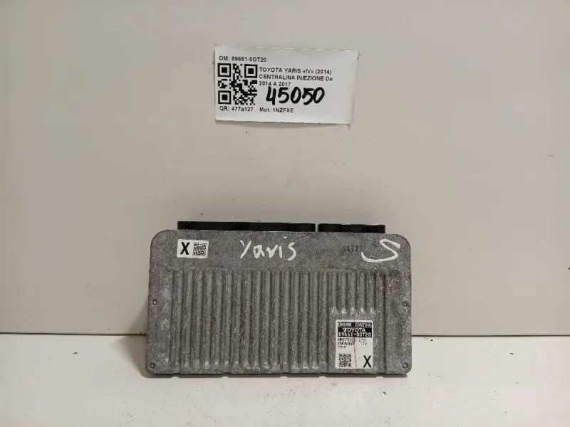 Centralina Iniezione 89661-0DT20 Toyota Yaris IV 2014