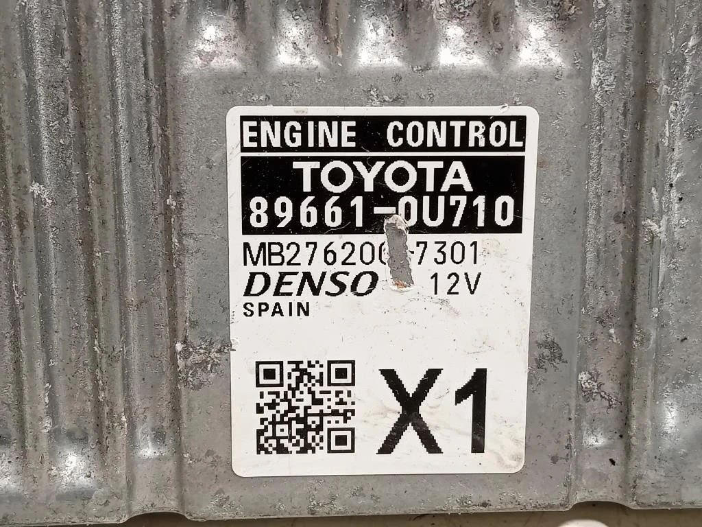 Centralina Iniezione 89661-0U710 Toyota Yaris IV 2014