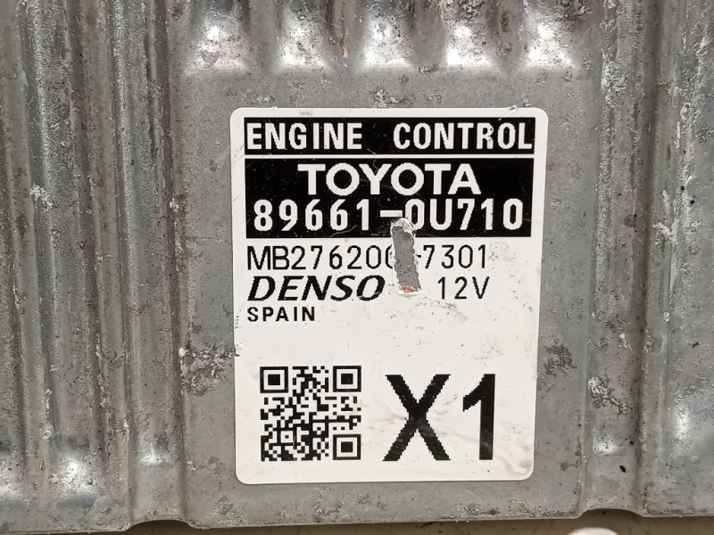 Centralina Iniezione 89661-0U710 Toyota Yaris IV 2014