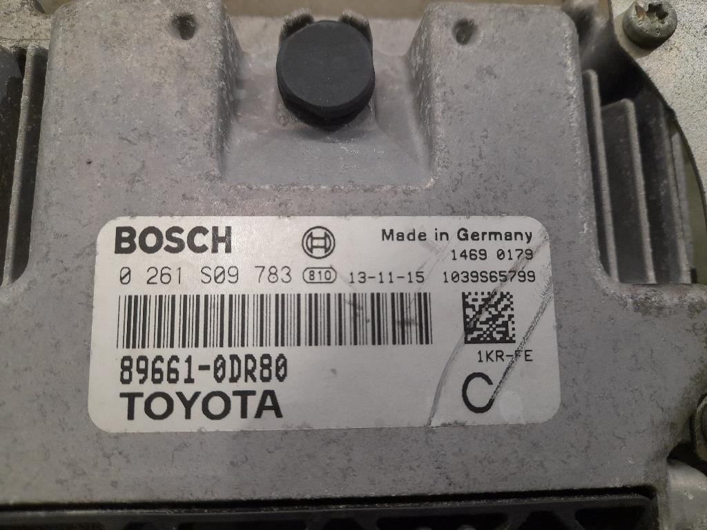 Centralina Iniezione 896610DR80 0261S09783 Toyota Yaris IV 2014