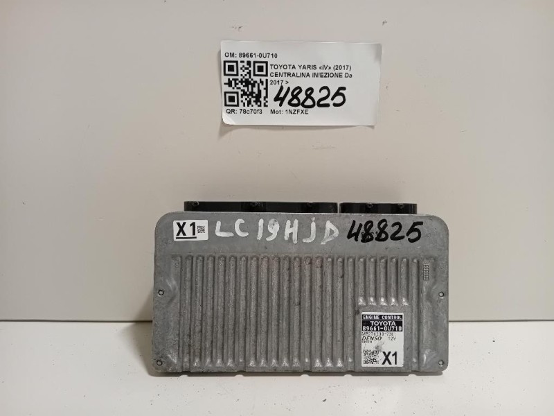Centralina Iniezione 89661-0U710 Toyota Yaris IV 2017