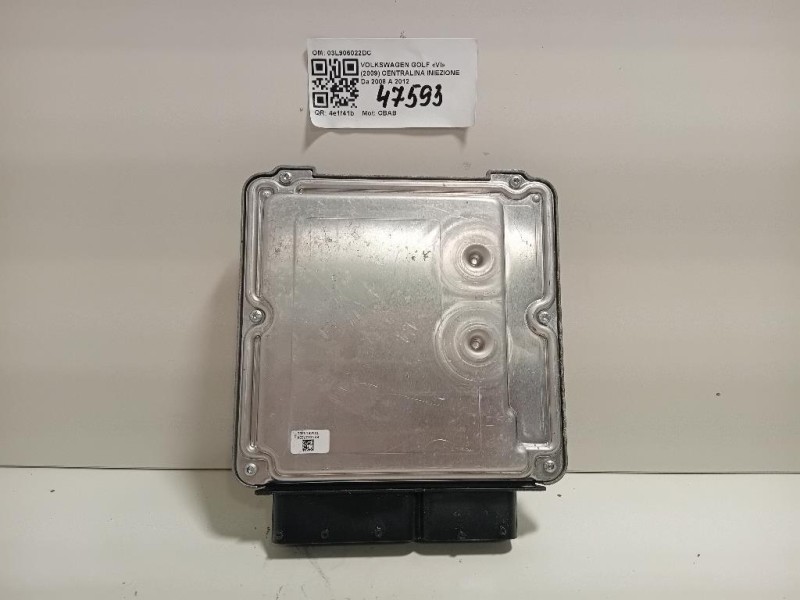 Centralina Iniezione 03L906022GC Volkswagen GOLF VI 2009