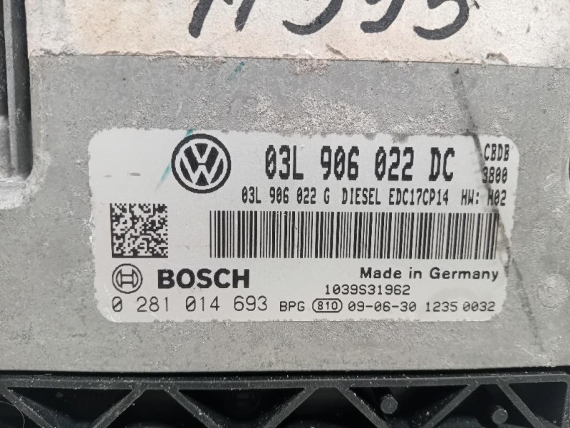 Centralina Iniezione 03L906022GC Volkswagen GOLF VI 2009