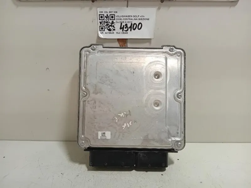 Centralina Iniezione 03L907309 0281015029 Volkswagen GOLF VI 2009