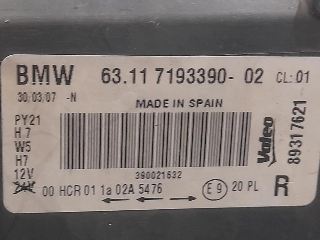 Proiettore ANT DX 719339002 Bmw Serie 1 E81 Berlina 2005