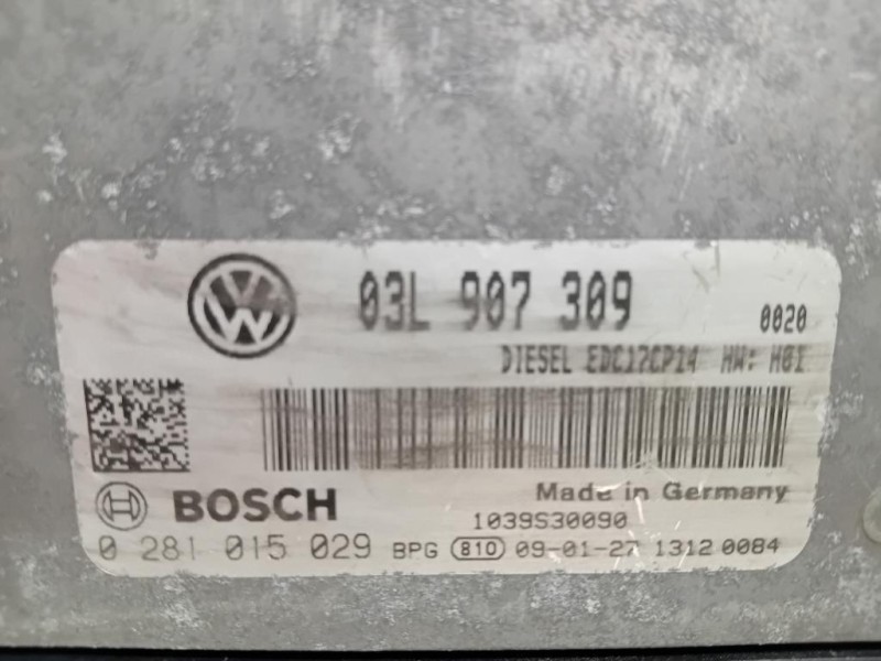 Centralina Iniezione 03L907309 0281015029 Volkswagen GOLF VI 2009
