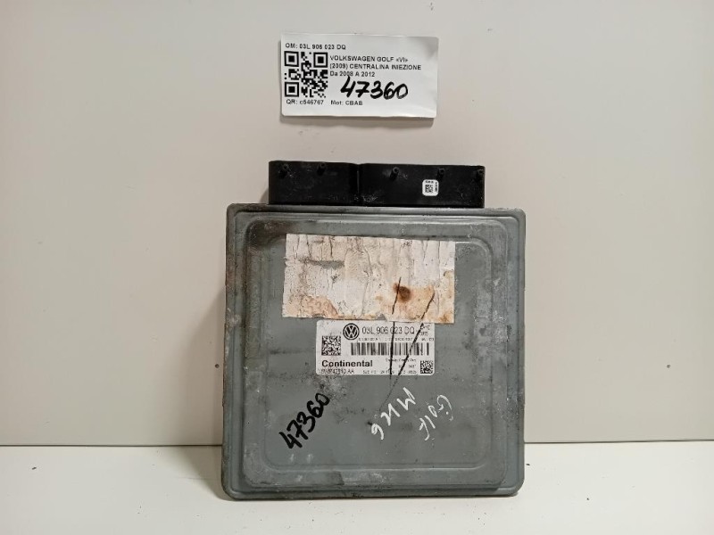 Centralina Iniezione 03L 906 023 DQ Volkswagen GOLF VI 2009
