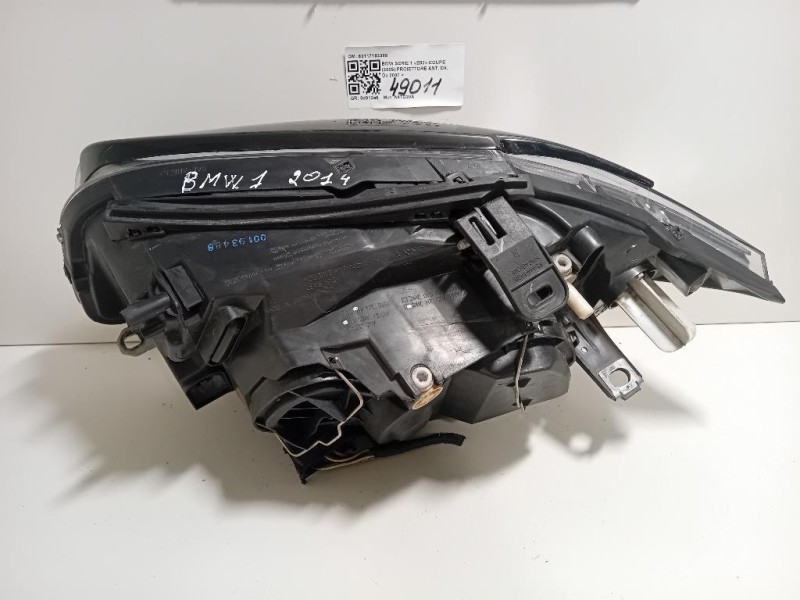 Proiettore ANT DX 63117193388 Bmw Serie 1 E82 Coupe 2005