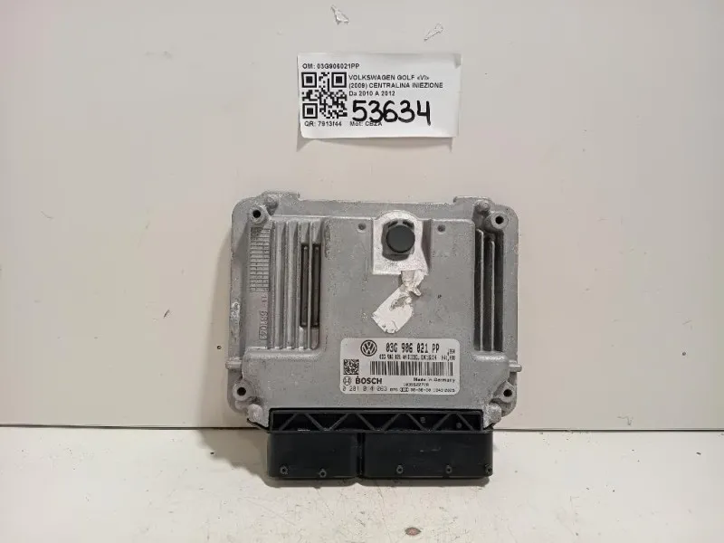 Centralina Iniezione 03G906021PP Volkswagen GOLF VI 2009