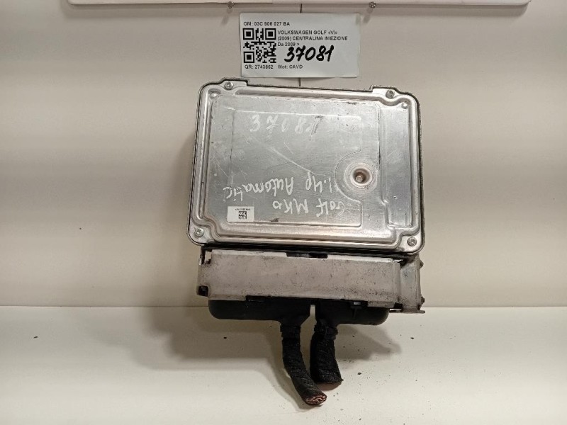 Centralina Iniezione 03C906027BA 0261S05812 Volkswagen GOLF VI 2009