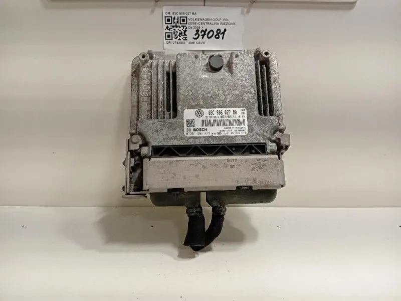 Centralina Iniezione 03C906027BA 0261S05812 Volkswagen GOLF VI 2009