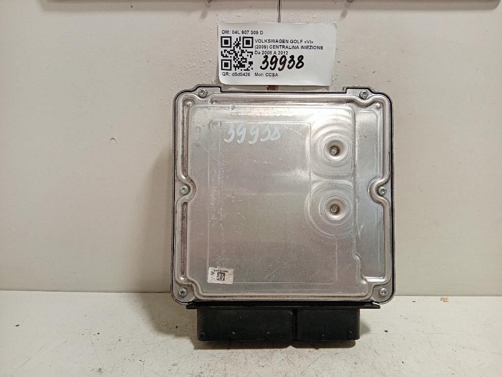 Centralina Iniezione 04L907309D 0281018498 Volkswagen GOLF VI 2009