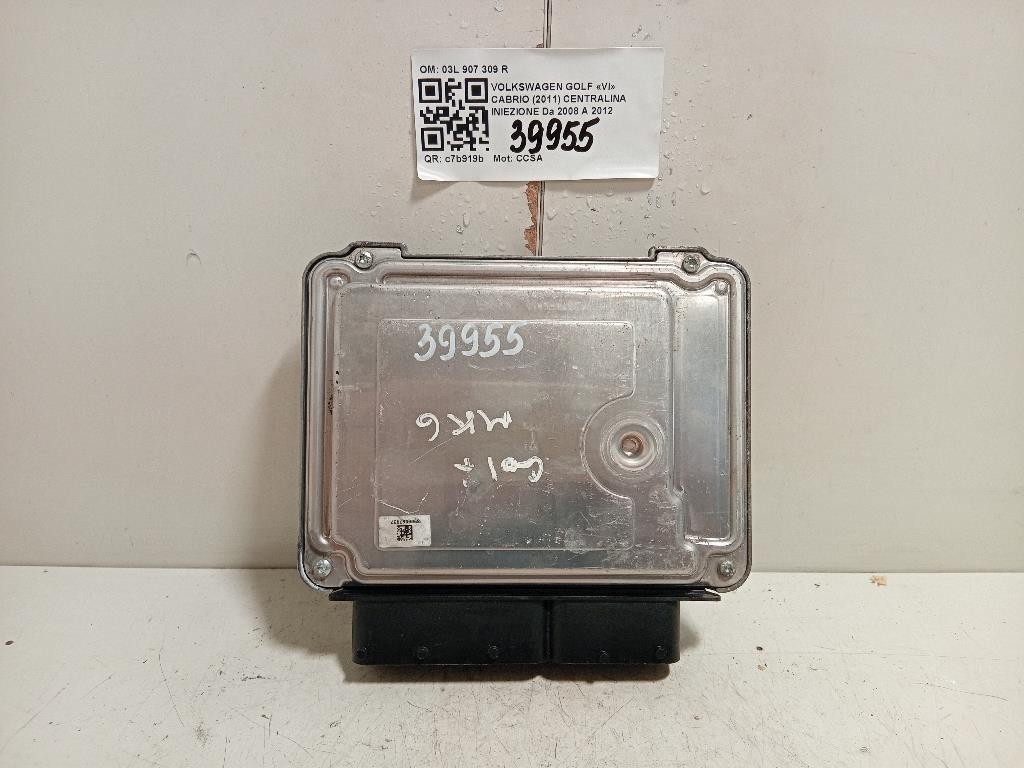 Centralina Iniezione 03L907309R 0281016674 Volkswagen GOLF VI 2009