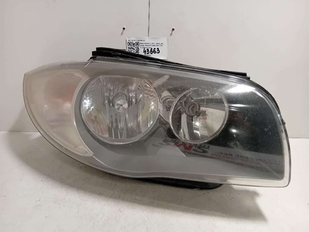 Proiettore ANT DX 6311 7193390-03 Bmw Serie 1 E87 Berlina 2005
