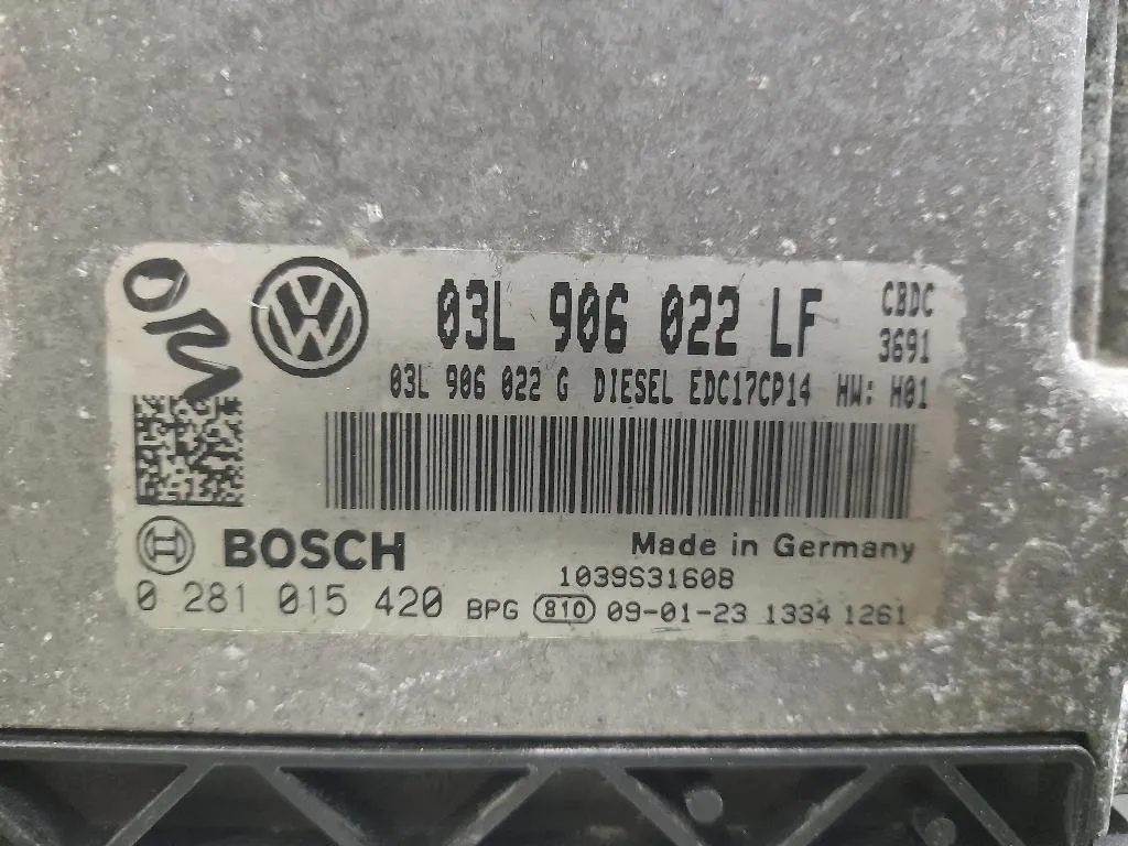 Centralina Iniezione 03L906022LF Volkswagen GOLF VI 2009