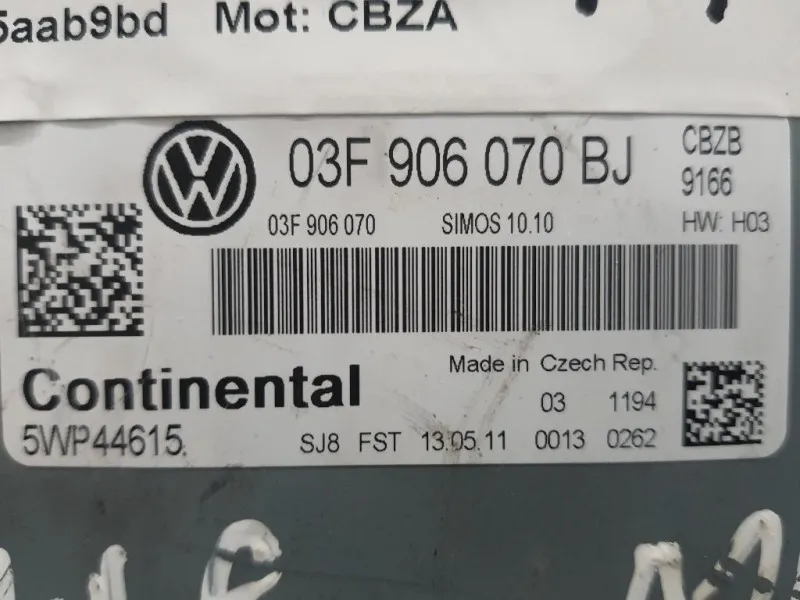 Centralina Iniezione 03F906070BJ Volkswagen GOLF VI 2009