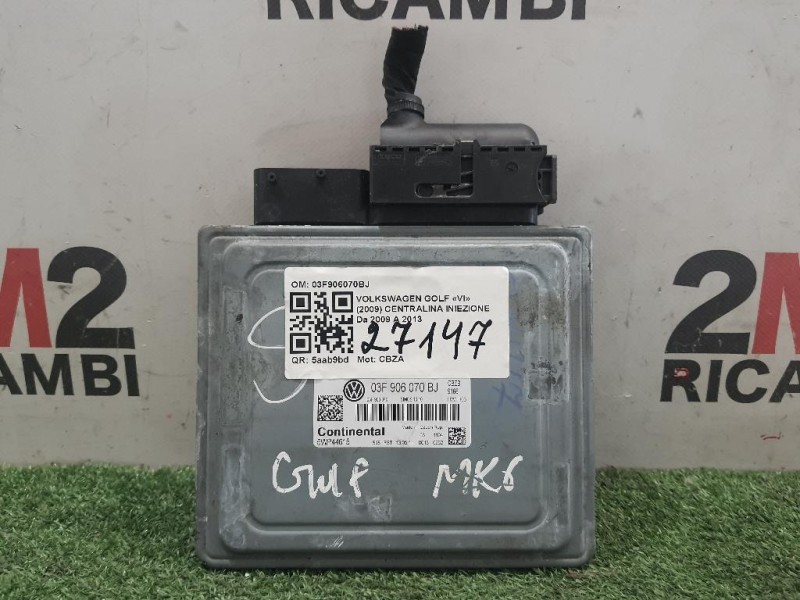 Centralina Iniezione 03F906070BJ Volkswagen GOLF VI 2009