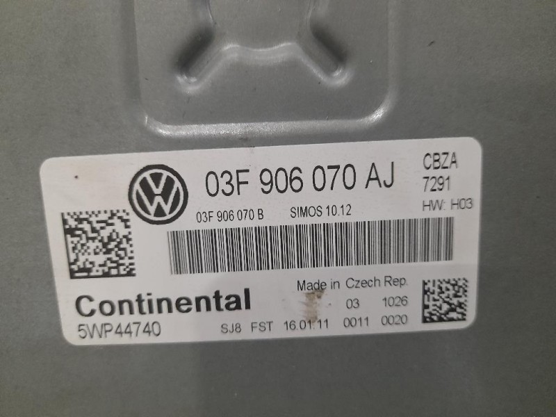 Centralina Iniezione 03F906070AJ Volkswagen GOLF VI 2009