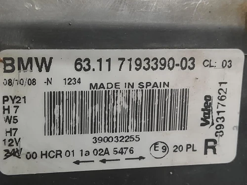 Proiettore ANT DX 89317621 Bmw Serie 1 E87 Berlina 2005