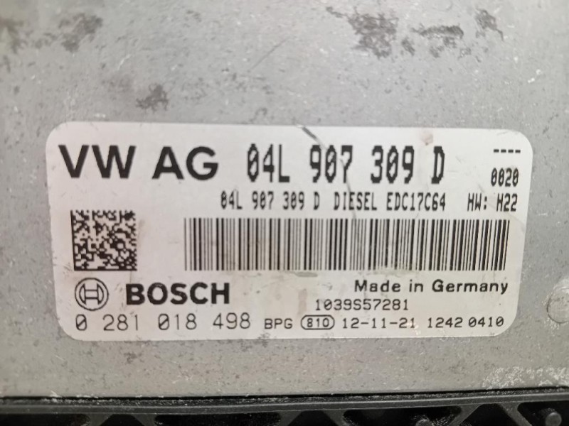 Centralina Iniezione 04L 907 309 D Volkswagen GOLF VII 2013