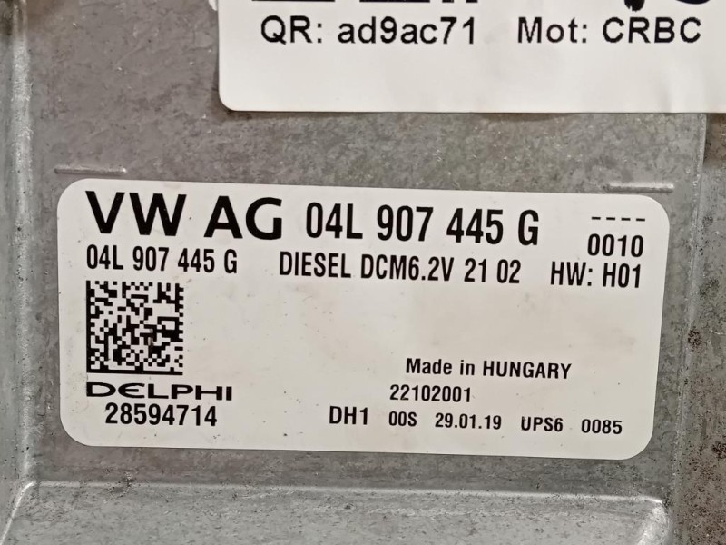 Centralina Iniezione 04L 907 445 G Volkswagen GOLF VII 2013