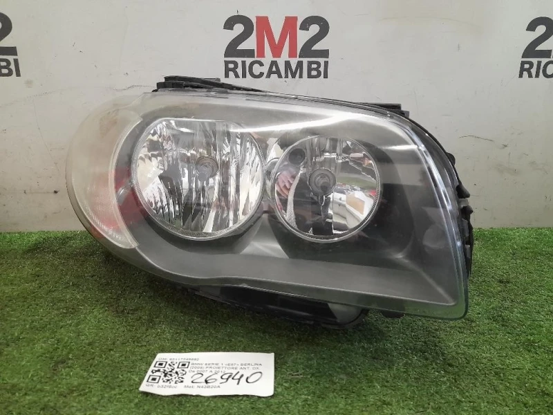 Proiettore ANT DX 63117249652 Bmw Serie 1 E87 Berlina 2005