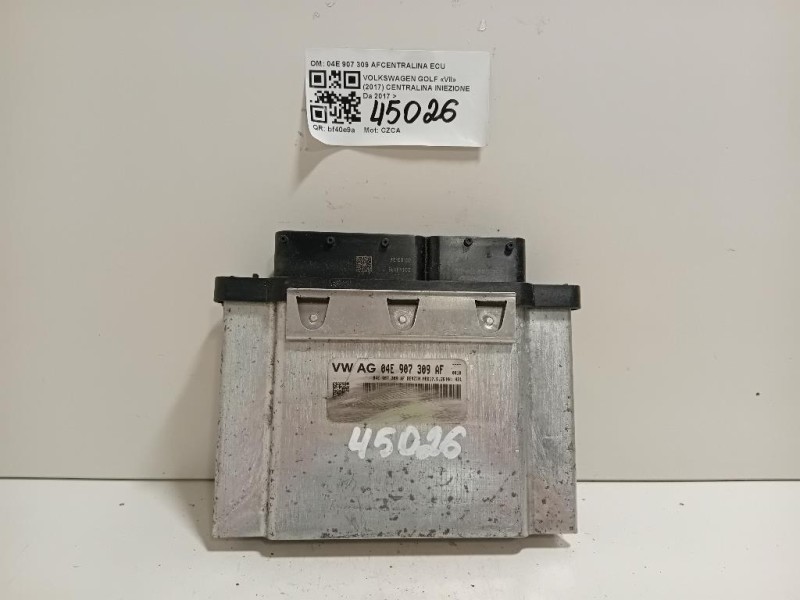 Centralina Iniezione 04E 907 309 AFCENTRALINA ECU Volkswagen GOLF VII 2017