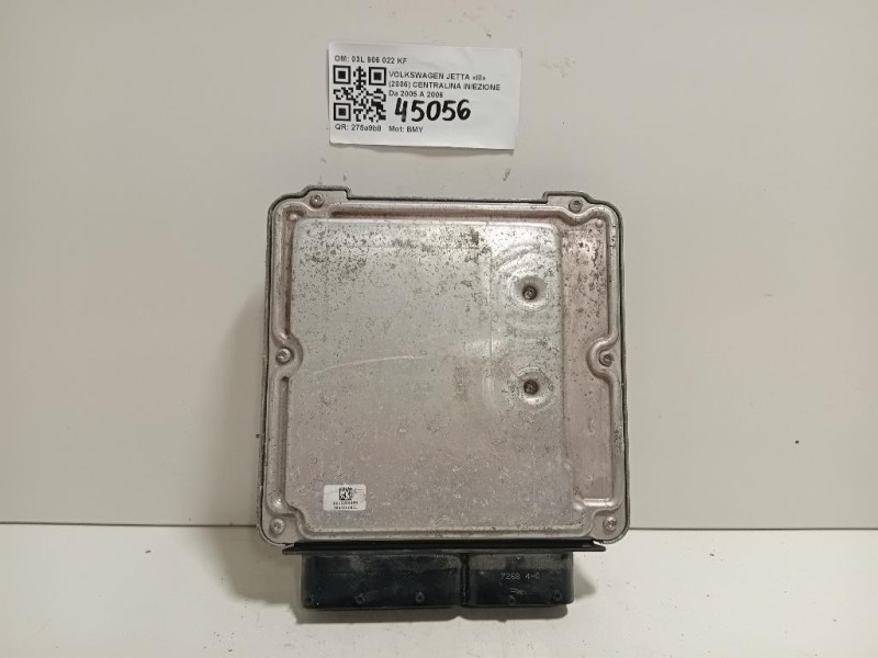 Centralina Iniezione 03L 906 022 KF Volkswagen Jetta III 2006