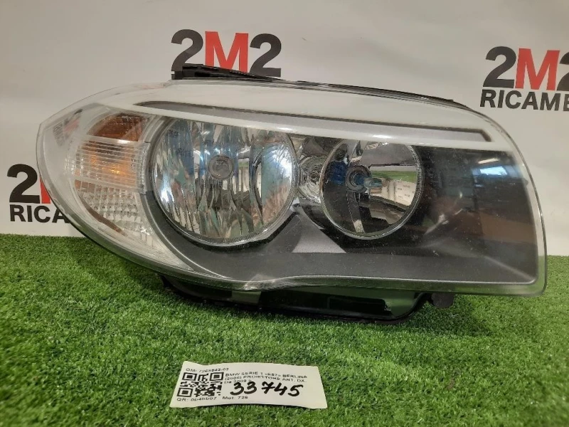 Proiettore ANT DX 7263642-02 Bmw Serie 1 E87 Berlina 2005