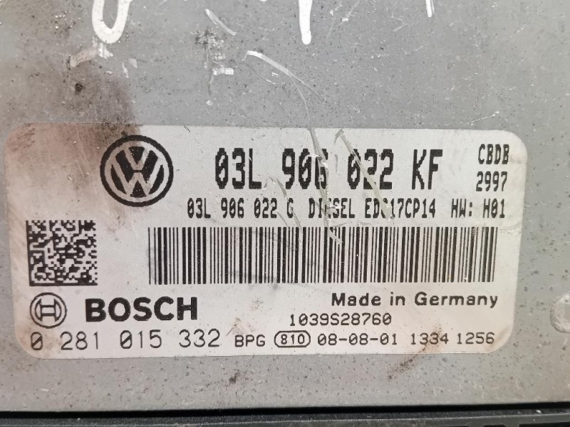 Centralina Iniezione 03L 906 022 KF Volkswagen Jetta III 2006