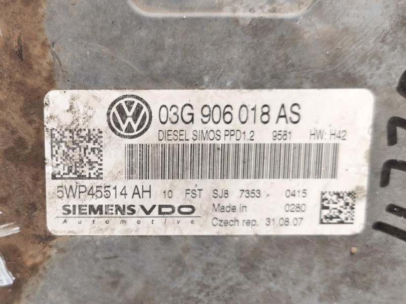 Centralina Iniezione 03G 906 018 AS Volkswagen Passat V Variant 2005