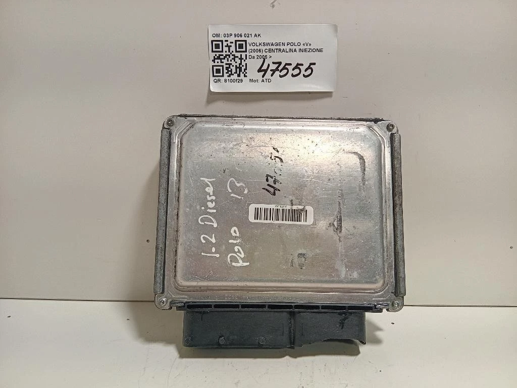 Centralina Iniezione 03P 906 021 AK Volkswagen POLO V 2006