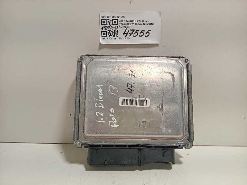 Centralina Iniezione 03P 906 021 AK Volkswagen POLO V 2006