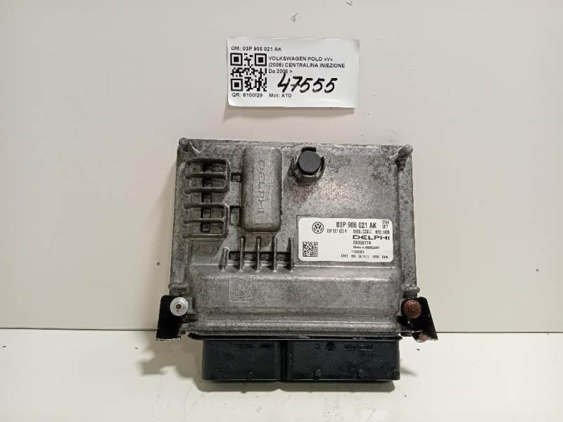 Centralina Iniezione 03P 906 021 AK Volkswagen POLO V 2006