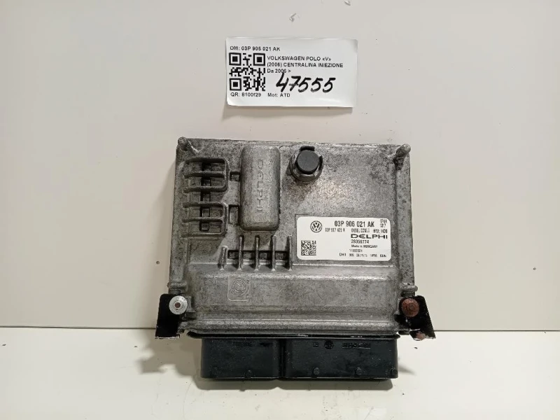 Centralina Iniezione 03P 906 021 AK Volkswagen POLO V 2006