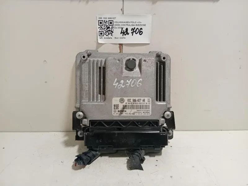 Centralina Iniezione 03C 906 027 Volkswagen POLO VI 2009