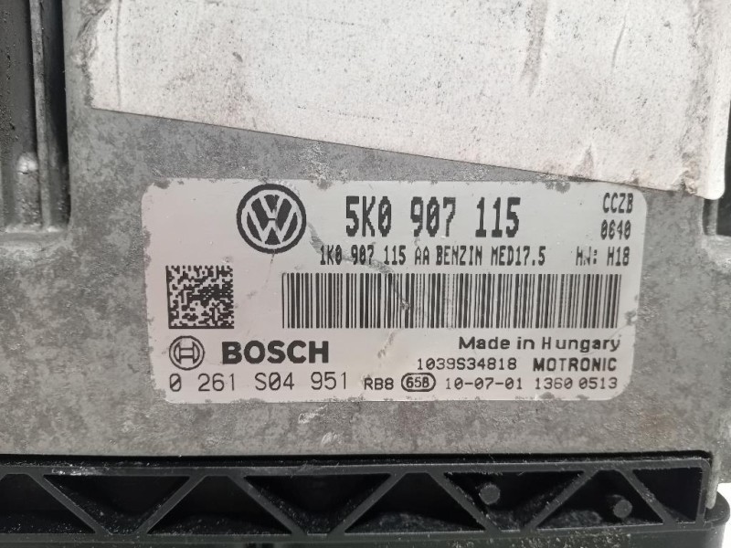 Centralina Iniezione 5K0907115 Volkswagen Scirocco III 2009