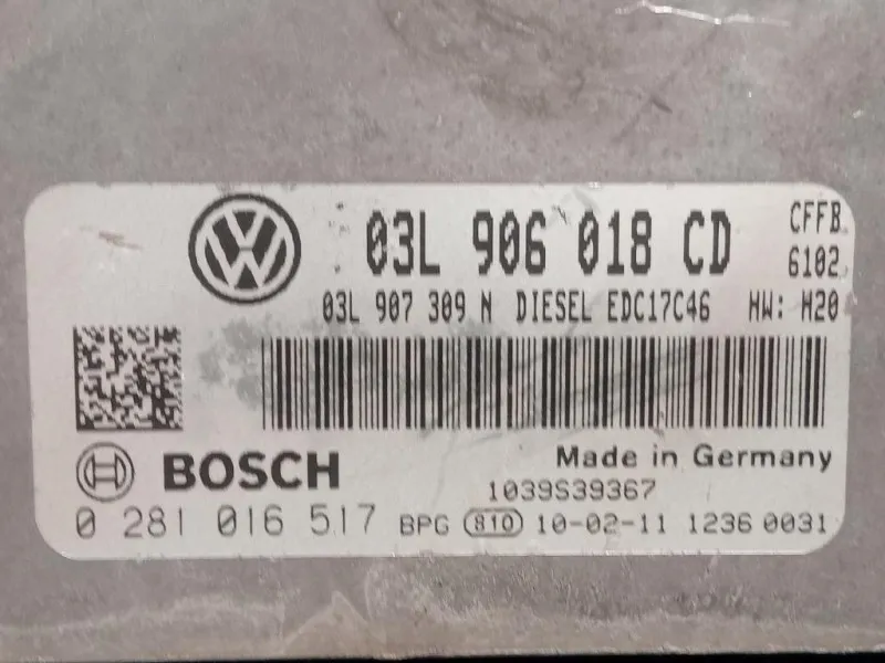 Centralina Iniezione 03L 906 018 CD Volkswagen Tiguan I 2008