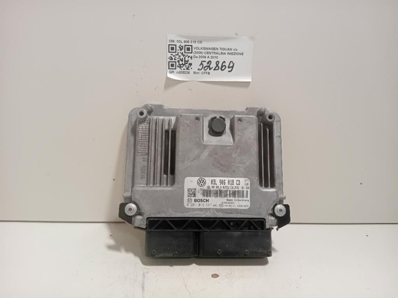 Centralina Iniezione 03L 906 018 CD Volkswagen Tiguan I 2008