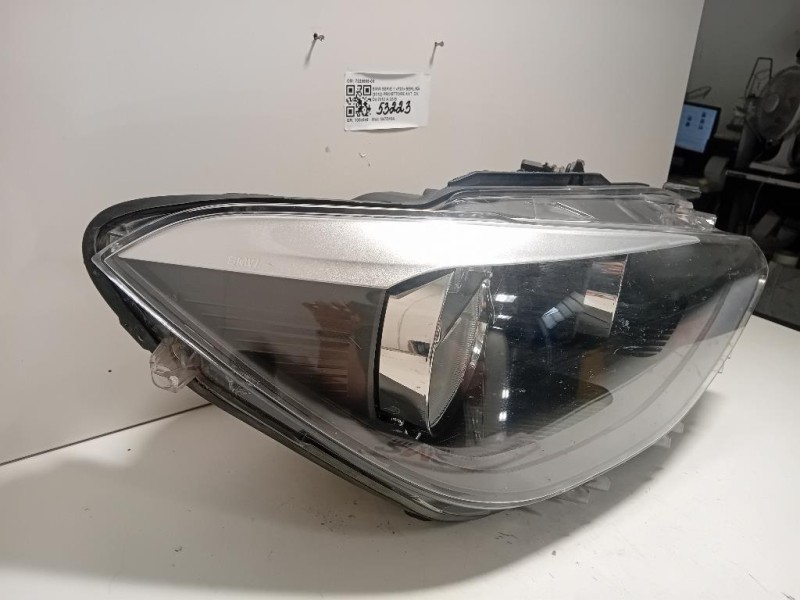 Proiettore ANT DX 7229686-08 Bmw Serie 1 F20 Berlina 2012