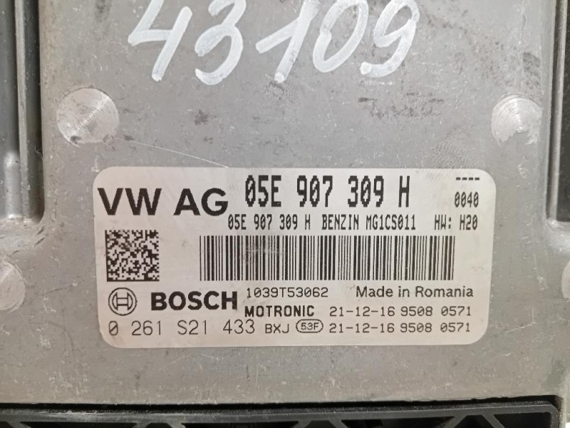 Centralina Iniezione 05E 907 309 H Volkswagen Tiguan II 2020