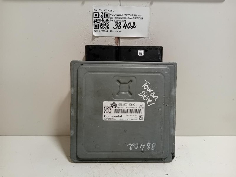Centralina Iniezione 03L 907 425 C Volkswagen Touran III 2010