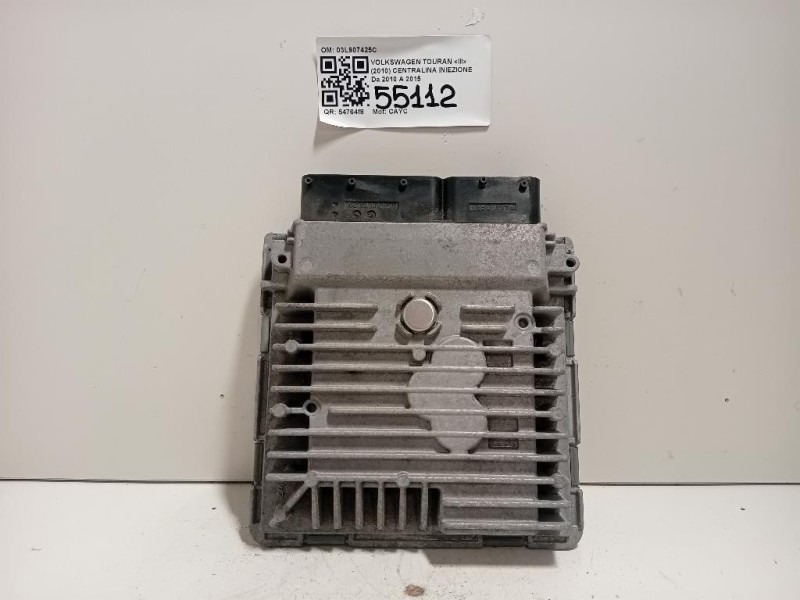 Centralina Iniezione 03L907425C Volkswagen Touran III 2010
