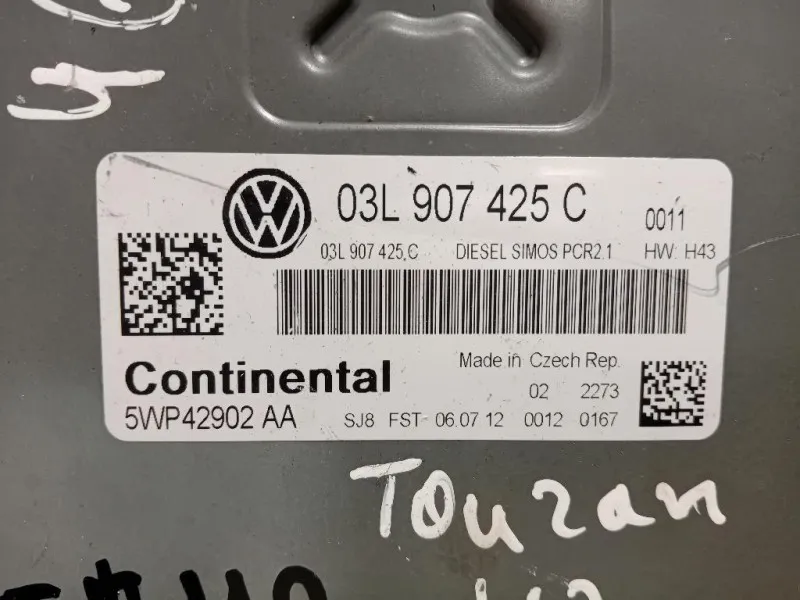 Centralina Iniezione 03L907425C Volkswagen Touran III 2010