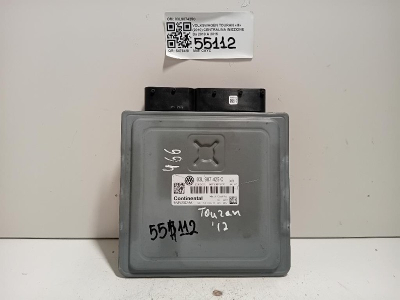 Centralina Iniezione 03L907425C Volkswagen Touran III 2010