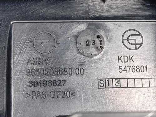 Bracciolo Completo 9830208680 Opel Corsa F 2019