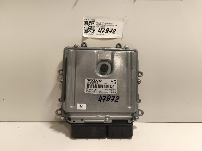 Centralina Iniezione 31336983 Volvo V70 III 2008