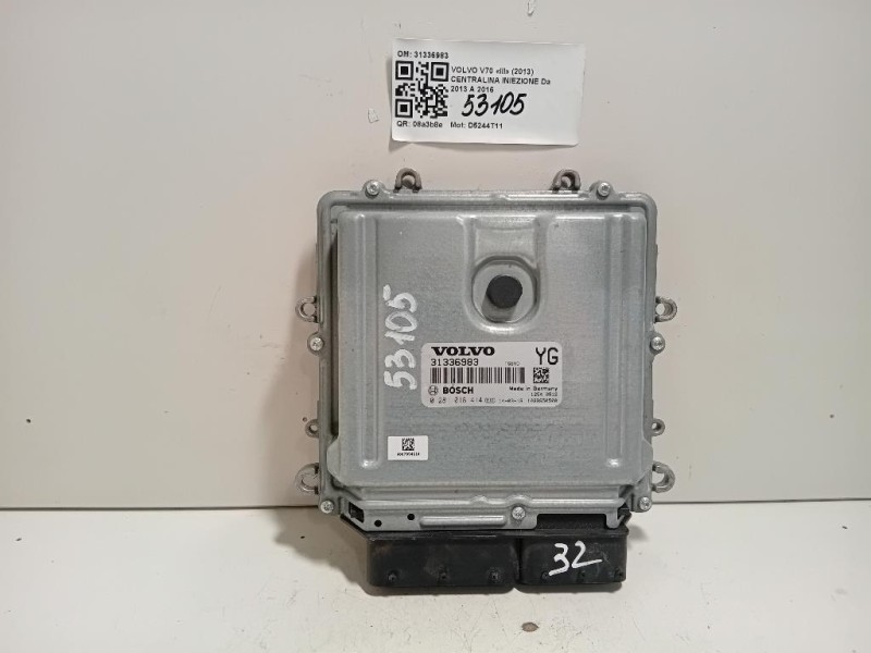 Centralina Iniezione 31336983 Volvo V70 III 2013